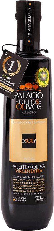 13,95 € Envio grátis | Azeite de Oliva Olivapalacios Palacio de los Olivos Espanha Picual Garrafa Medium 50 cl