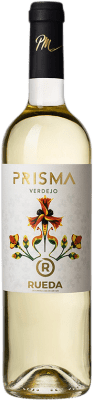 8,95 € Envio grátis | Vinho branco Paco Mulero Prisma D.O. Rueda Castela e Leão Espanha Verdejo Garrafa 75 cl