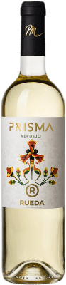 6,95 € Spedizione Gratuita | Vino bianco Paco Mulero Prisma D.O. Rueda Castilla y León Spagna Verdejo Bottiglia 75 cl