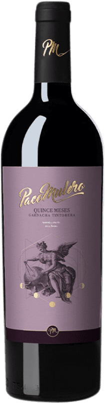 34,95 € Kostenloser Versand | Rotwein Paco Mulero 15 Meses D.O. Almansa Kastilien-La Mancha Spanien Grenache Tintorera Flasche 75 cl