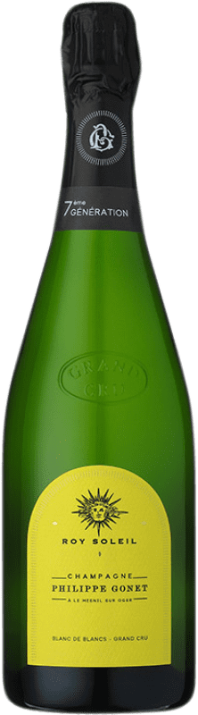 81,95 € 免费送货 | 白起泡酒 Philippe Gonet Roy Soleil Grand Cru Blanc de Blancs A.O.C. Champagne 香槟酒 法国 Chardonnay 瓶子 75 cl