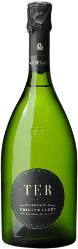 81,95 € Kostenloser Versand | Weißer Sekt Philippe Gonet Ter Noir A.O.C. Champagne Champagner Frankreich Spätburgunder, Chardonnay, Pinot Meunier Flasche 75 cl