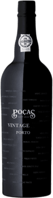 51,95 € Envío gratis | Vino Generoso Fortificado Poças Júnior Vintage I.G. Porto Oporto Portugal Touriga Nacional 75 cl