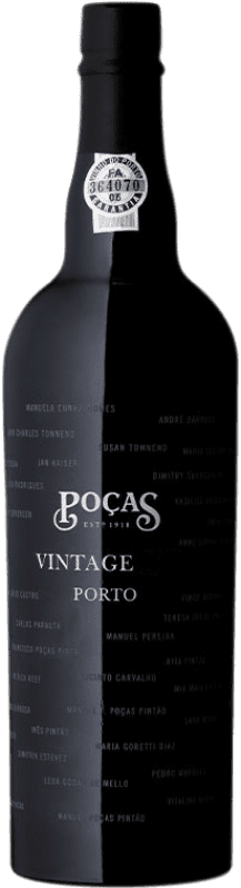 49,95 € Free Shipping | Fortified wine Poças Júnior Vintage Port I.G. Porto Porto Portugal Touriga Nacional Bottle 75 cl