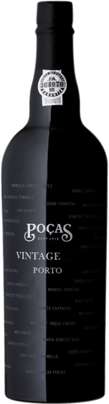 51,95 € Free Shipping | Fortified wine Poças Júnior Vintage I.G. Porto Porto Portugal Touriga Nacional Bottle 75 cl