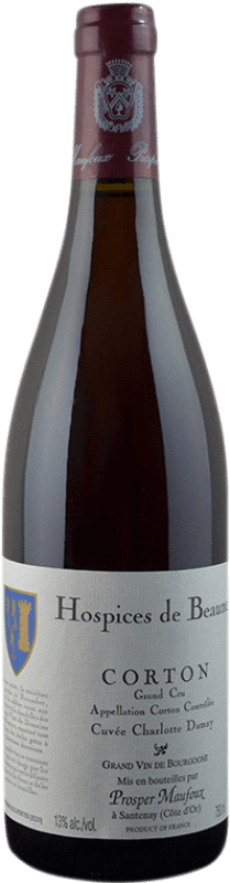 284,95 € Envío gratis | Vino tinto Prosper Maufoux Hospices de Beaune Grand Cru Cuvée Charlotte Dumay A.O.C. Corton Borgoña Francia Pinot Negro Botella 75 cl