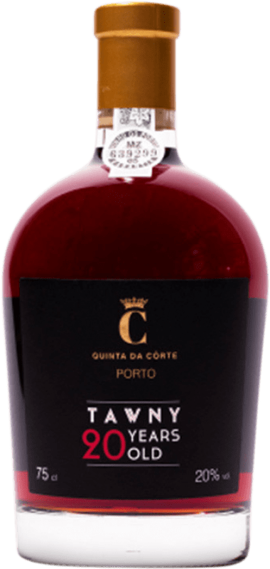 62,95 € Envio grátis | Vinho Generoso Fortificado Quinta da Côrte Tawny I.G. Porto Porto Portugal Tinta Roriz, Tinta Amarela, Rufete, Tinta Barroca 20 Anos Garrafa 75 cl