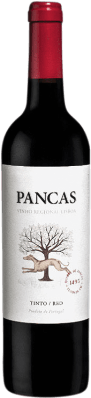 12,95 € 免费送货 | 红酒 Quinta de Pancas Red I.G. Vinho Regional de Lisboa Lisboa 葡萄牙 Merlot, Syrah, Cabernet Sauvignon, Castelao 瓶子 75 cl