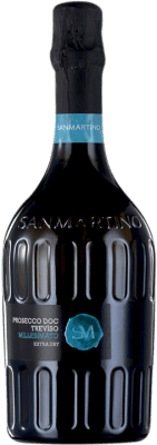9,95 € 免费送货 | 白起泡酒 San Martino Millesimato 额外的干燥 D.O.C. Prosecco 意大利 Glera 瓶子 75 cl