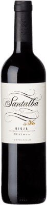 15,95 € 免费送货 | 红酒 Santalba 预订 D.O.Ca. Rioja 拉里奥哈 西班牙 Tempranillo 瓶子 75 cl