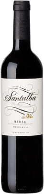 15,95 € Envío gratis | Vino tinto Santalba Reserva D.O.Ca. Rioja La Rioja España Tempranillo Botella 75 cl