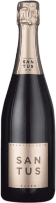 19,95 € Spedizione Gratuita | Spumante Bianco Santus Satèn D.O.C.G. Franciacorta lombardia Italia Chardonnay 75 cl