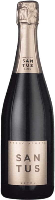 29,95 € Envío gratis | Espumoso blanco Santus Satèn D.O.C.G. Franciacorta Lombardia Italia Chardonnay Botella 75 cl