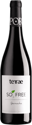 8,95 € Free Shipping | Red wine Tempore Terrae SO2 Free I.G.P. Vino de la Tierra Bajo Aragón Aragon Spain Grenache Bottle 75 cl