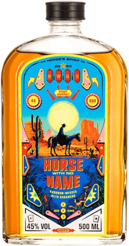 59,95 € Kostenloser Versand | Whisky Bourbon The Horse's With No Name Vereinigte Staaten Medium Flasche 50 cl