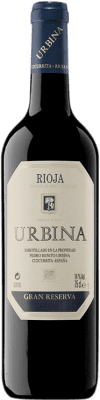 39,95 € Бесплатная доставка | Красное вино Urbina Especial Гранд Резерв D.O.Ca. Rioja Ла-Риоха Испания Tempranillo бутылка 75 cl