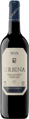 29,95 € Free Shipping | Red wine Urbina Especial Grand Reserve D.O.Ca. Rioja The Rioja Spain Tempranillo Bottle 75 cl