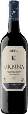 46,95 € Spedizione Gratuita | Vino Rosso Urbina Speciale Gran Riserva D.O.Ca. Rioja La Rioja Spagna Tempranillo 75 cl