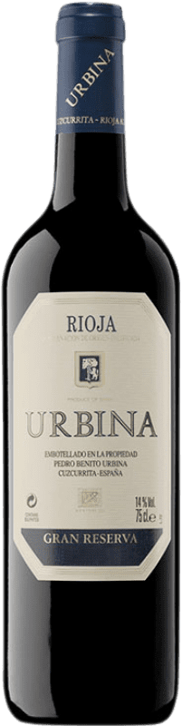 29,95 € Spedizione Gratuita | Vino rosso Urbina Especial Gran Riserva D.O.Ca. Rioja La Rioja Spagna Tempranillo Bottiglia 75 cl