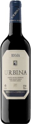 34,95 € 免费送货 | 红葡萄酒 Urbina 特别 珍藏 D.O.Ca. Rioja 拉里奥哈 西班牙 Tempranillo — 丹魄 75 cl