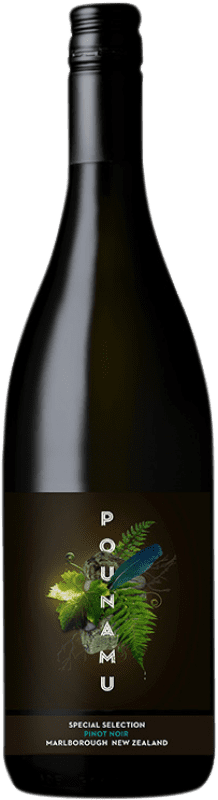 25,95 € 免费送货 | 红酒 Vinultra Pounamu Special Selection I.G. Marlborough 马尔堡 新西兰 Pinot Black 瓶子 75 cl