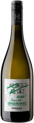 14,95 € Free Shipping | White wine Emil Bauer Bullshit Grauburgunder Q.b.A. Pfälz Rheinhessen Germany Pinot Grey Bottle 75 cl