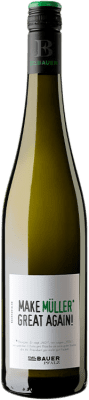 14,95 € Free Shipping | White wine Emil Bauer Make Müller Great Again Q.b.A. Pfälz Rheinhessen Germany Müller-Thurgau Bottle 75 cl