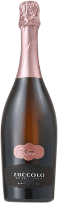 9,95 € Kostenloser Versand | Rosé Sekt Zuccolo Rosé Brut D.O.C. Friuli Friaul-Julisch Venetien Italien Spätburgunder, Chardonnay Flasche 75 cl