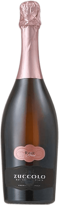 9,95 € Free Shipping | Rosé sparkling Zuccolo Rosé Brut D.O.C. Friuli Friuli-Venezia Giulia Italy Pinot Black, Chardonnay Bottle 75 cl