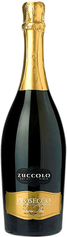 10,95 € Spedizione Gratuita | Spumante bianco Zuccolo Extra Secco D.O.C. Prosecco Glera Bottiglia 75 cl