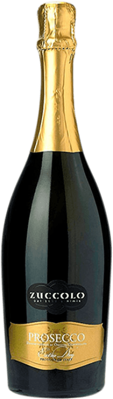 9,95 € 送料無料 | 白スパークリングワイン Zuccolo 余分な乾燥 D.O.C. Prosecco Glera ボトル 75 cl