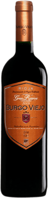16,95 € Spedizione Gratuita | Vino rosso Burgo Viejo Gran Riserva D.O.Ca. Rioja La Rioja Spagna Tempranillo Bottiglia 75 cl