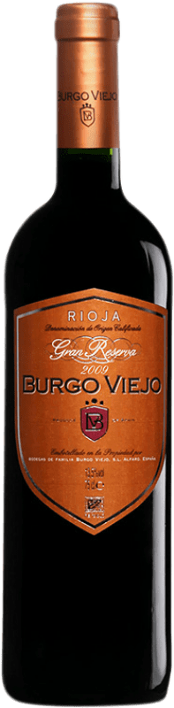 16,95 € Envio grátis | Vinho tinto Burgo Viejo Grande Reserva D.O.Ca. Rioja La Rioja Espanha Tempranillo Garrafa 75 cl