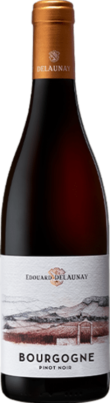 29,95 € Бесплатная доставка | Красное вино Edouard Delaunay A.O.C. Bourgogne Бургундия Франция Pinot Black бутылка 75 cl