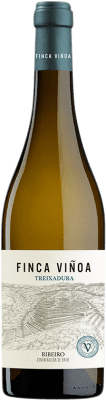 19,95 € Spedizione Gratuita | Vino bianco Pazo Casanova Finca Viñoa Crianza D.O. Ribeiro Galizia Spagna Godello, Loureiro, Treixadura, Albariño Bottiglia 75 cl