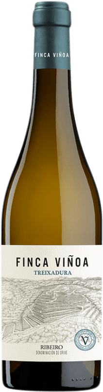 12,95 € Free Shipping | White wine Pazo Casanova Finca Viñoa Aged D.O. Ribeiro Galicia Spain Godello, Loureiro, Treixadura, Albariño Bottle 75 cl