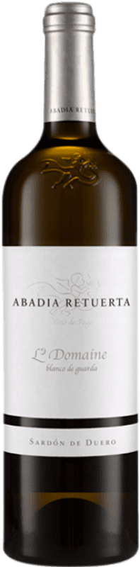 36,95 € Envío gratis | Vino blanco Abadía Retuerta Le Domaine Blanco de Guarda Crianza Castilla y León España Verdejo, Sauvignon Blanca Botella 75 cl