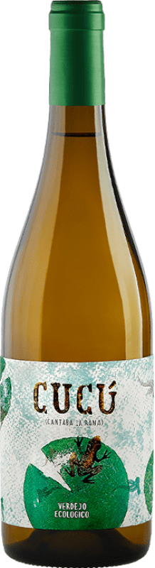 13,95 € Envío gratis | Vino blanco Barco del Corneta Cucú Cantaba la Rana Crianza I.G.P. Vino de la Tierra de Castilla y León Castilla y León España Verdejo Botella 75 cl