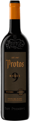 18,95 € Free Shipping | Red wine Protos 9 Meses Ecológico D.O. Ribera del Duero Castilla y León Spain Tempranillo Bottle 75 cl