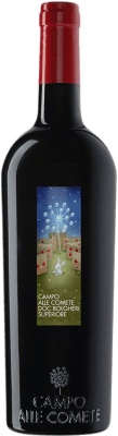 36,95 € Бесплатная доставка | Красное вино Campo alle Comete Высший D.O.C. Bolgheri Тоскана Италия Merlot — Мерло, Cabernet Sauvignon — Каберне Совиньон, Cabernet Franc — Каберне Фран, Petit Verdot Бутылка 75 cl