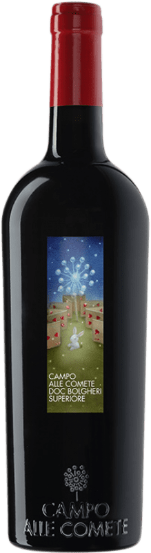 34,95 € Бесплатная доставка | Красное вино Campo alle Comete Superiore D.O.C. Bolgheri Тоскана Италия Merlot, Cabernet Sauvignon, Cabernet Franc, Petit Verdot бутылка 75 cl