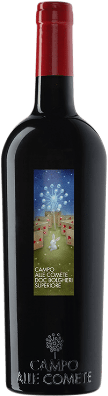 36,95 € Envoi gratuit | Vin Rouge Campo alle Comete Supérieur D.O.C. Bolgheri Toscane Italie Merlot, Cabernet Sauvignon, Cabernet Franc, Petit Verdot Bouteille 75 cl