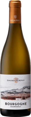 29,95 € Бесплатная доставка | Белое вино Edouard Delaunay A.O.C. Bourgogne Бургундия Франция Chardonnay бутылка 75 cl