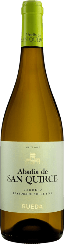 14,95 € Envio grátis | Vinho Branco Bodegas Imperiales Abadía de San Quirce D.O. Rueda Castela e Leão Espanha Verdejo 75 cl