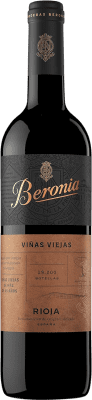 19,95 € Бесплатная доставка | Красное вино Beronia Viñas Viejas VV Старые лозы D.O.Ca. Rioja Ла-Риоха Испания Tempranillo бутылка 75 cl