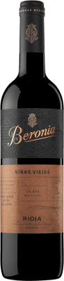 19,95 € Spedizione Gratuita | Vino rosso Beronia Viñas Viejas D.O.Ca. Rioja La Rioja Spagna Tempranillo Bottiglia 75 cl