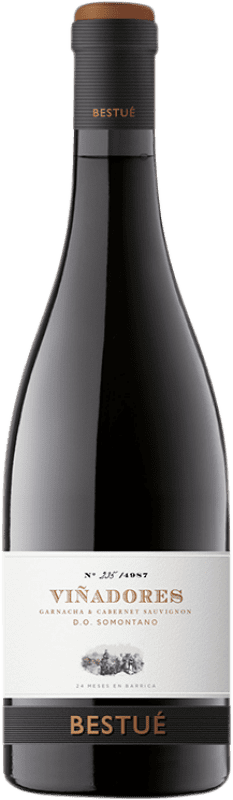 33,95 € Бесплатная доставка | Красное вино Otto Bestué Viñadores Crianza — Крианса D.O. Somontano Арагон Испания Garnacha — Гренаш, Cabernet Sauvignon — Каберне Совиньон Бутылка 75 cl