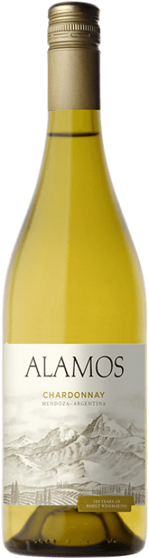 13,95 € Бесплатная доставка | Белое вино Catena Zapata Alamos I.G. Mendoza Долина Уко Аргентина Chardonnay — Шардоне 75 cl