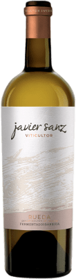 24,95 € Envio grátis | Vinho Branco Javier Sanz Fermentado en Barrica D.O. Rueda Castela e Leão Espanha Verdejo 75 cl