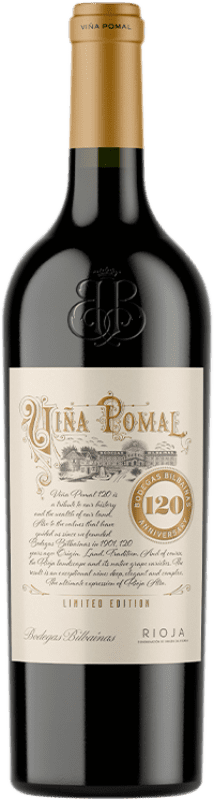 54,95 € Envío gratis | Vino Tinto Bodegas Bilbaínas Viña Pomal Edición Limitada D.O.Ca. Rioja La Rioja España Tempranillo, Garnacha, Graciano, Maturana Botella 75 cl